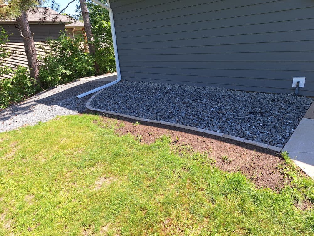 Gallery photos for Hardscaping and Rock Installation Around an Eau Claire Home: Image #3